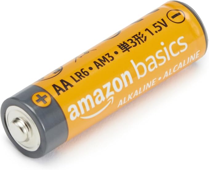 Amazon Basics AA Alkaline Industrial Batteries, 1.5 Volt, 10-Year Shelf Life 12-PACK Amazon Basics AA Alkaline Industrial Batteries, 1.5 Volt, 10-Year Shelf Life 12-PACK